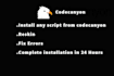 install any codecanyon,themeforest, website or admin panel