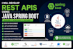 build secure rest apis using java spring boot