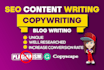 be your SEO content writer, copywriter, and blog post writer
