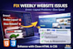 fix weebly website issues, errors, layout problems and improve speed