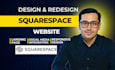design, redesign squarespace website