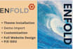 design, fix issue, customize wordpress website with enfold