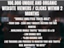 100k SEO google trackable website traffic clicks viewers
