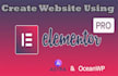 design elegant website using elementor pro