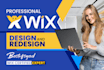 design or redesign your wix website or wix online store