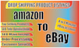 do amazon to ebay dropshipping listings