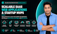 build scalable saas web applications and startup mvps