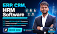 develop custom erp crm hrm pos inventory and saas software