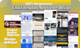design modern mailchimp email template newsletter, automation or campaign