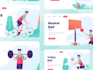 make modern flat illustration for your app or web