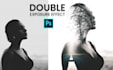 design creative double exposure portraits effect and photoshop editing