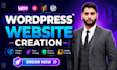 do a full website creation and build a new wordpress website in 24 hours