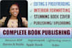 proofread, format and design cover