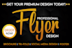design professional business flyer, flyer design, flyer