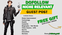 do a guest post with contextual dofollow backlink