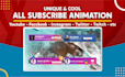 make custom lower thirds, youtube subscribe,like and bell animation