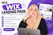design responsive wix landing page