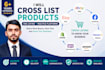 cross list products on ebay facebook walmart amazon and woocommerce