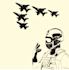 design an awesome illustration soldier in blocking style