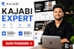 design your kajabi website, landing page and sales funnel