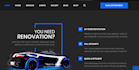 create a car service and detailing website with booking