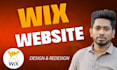 create wix website design or wix website redesign for you
