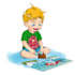 create children book and funy ilustration