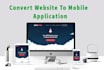convert website to ios and android apps