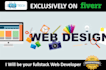 be your  web developer