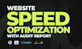 do wordpress website speed optimization, improve page speed