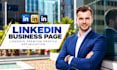 create your linkedin business page and company page