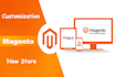 customize magento or develop new store for you