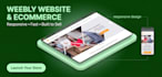 design a responsive weebly website or weebly ecommerce store