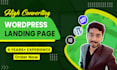 create elementor landing page or wordpress landing page design