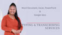 accurately and speedily transcribe and type your work