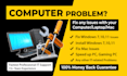 repair, fix, optimize computer, laptop, macbook, gaming PC, windows 11 remotely