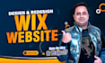 design wix website design, redesign business wix website, wix development