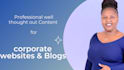 write professional creative content for your site