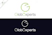 design a flat minimalist business logo