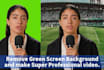 remove green screen background from videos and photos