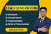 do b2b linkedin lead generation and targeted lead lists