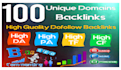 do 100 unique dofollow high quality  backlinks high da pa