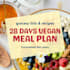 create 28 day vegan meal plan with recipes