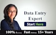 do data entry, data typing work