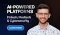 develop ai saas platform fintech medtech cybersecurity web