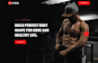 design attractive gym, fitness, sports, workout website