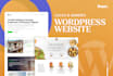 create wordpress website and landing pages