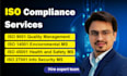 develop iso 9001 14001 45001 27001 certification assistance
