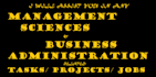 do management, business, and administration projects