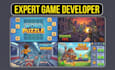 do reskin, develop 2d 3d unity mobile game development